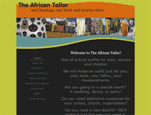 Tablet Screenshot of africantailor.com